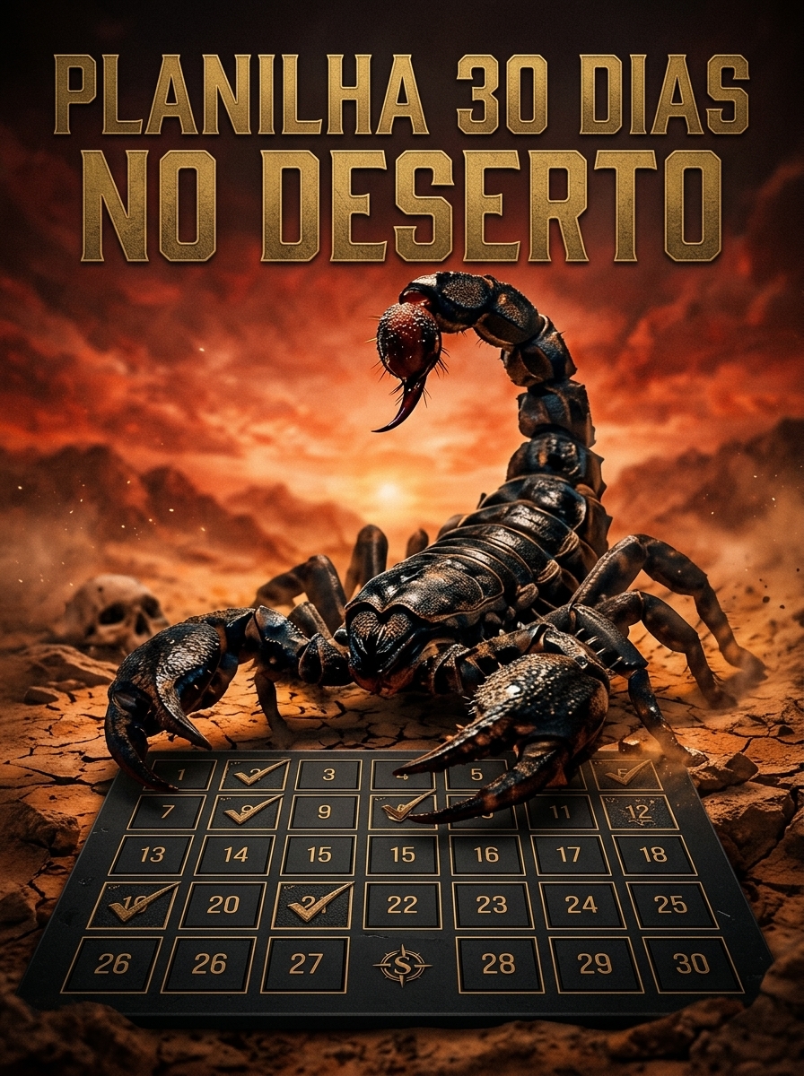 Capa: Planilha 30 Dias no Deserto