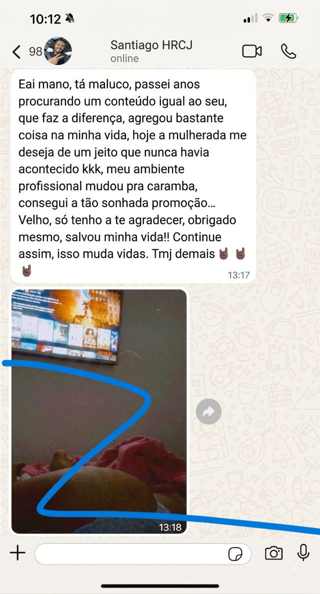 Depoimento no WhatsApp